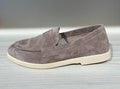 Slipper in pastell braun
