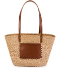 Tasche aus Raffia in beige