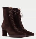 Stiefelette in dunkelbraun