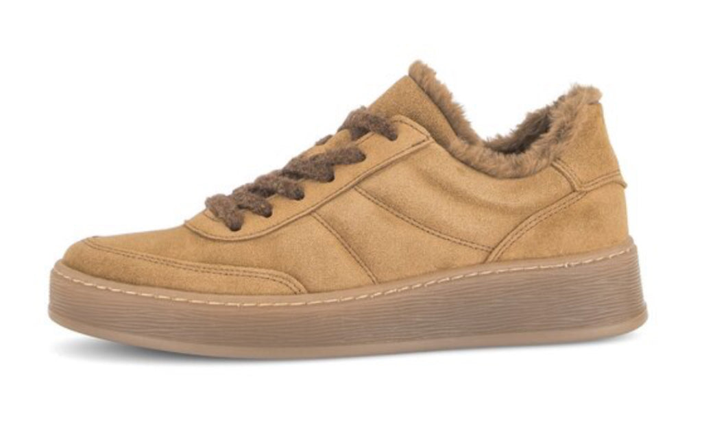 Sneaker in cognac