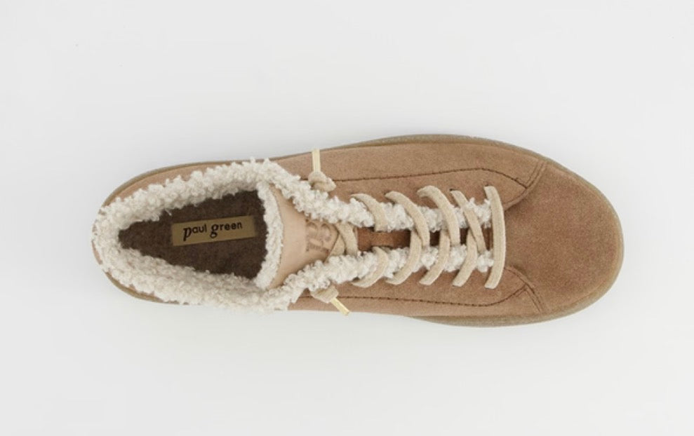 Sneaker in cognac