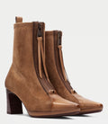 Stiefelette in cognac