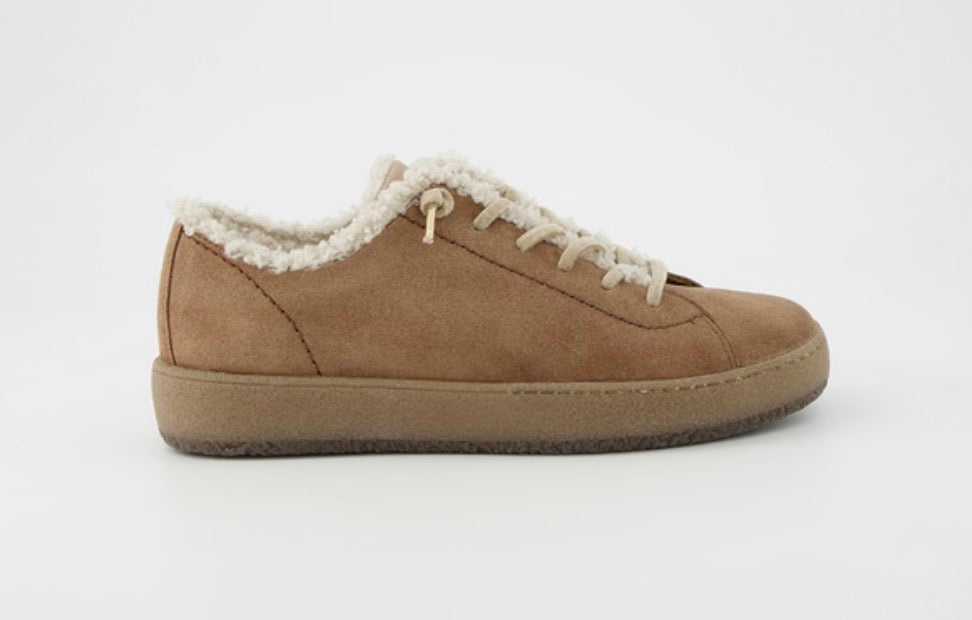 Sneaker in cognac