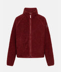 Teddy Fleecejacke in bordeaux