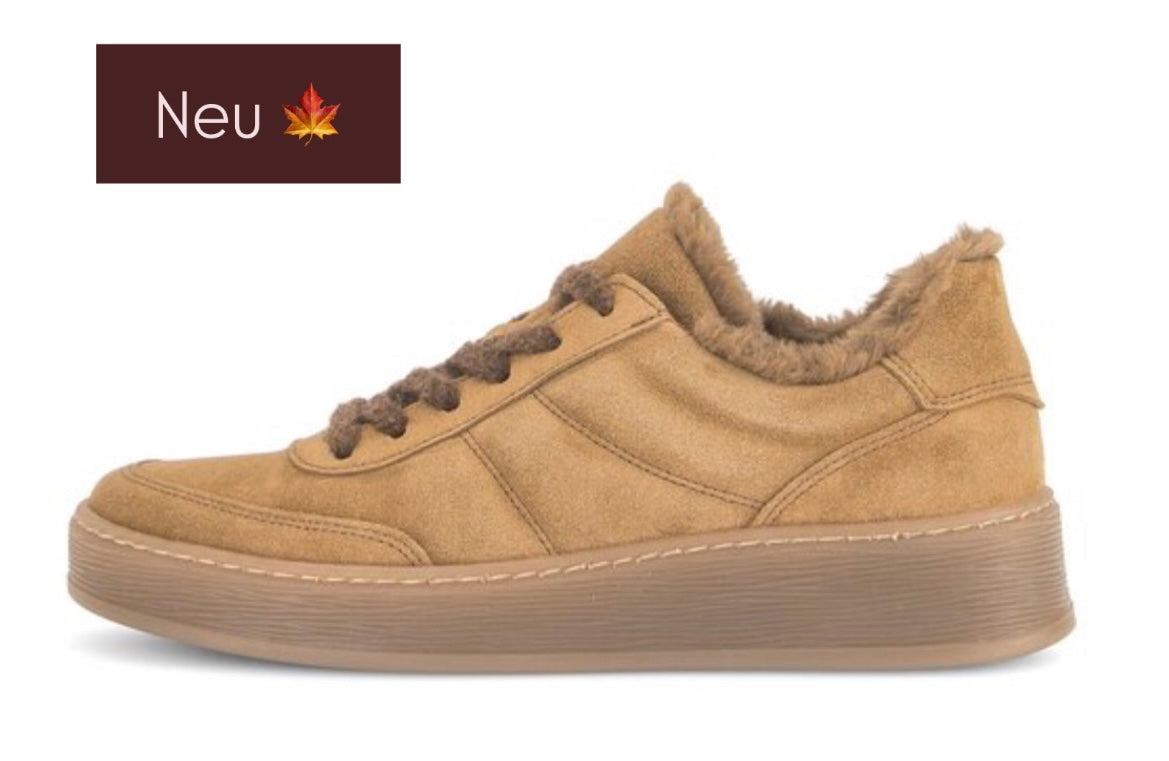Sneaker in cognac